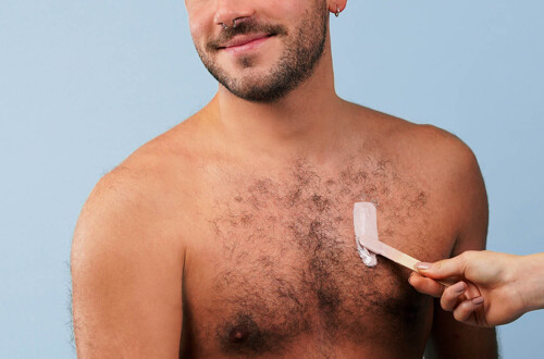 Men's Chest And Stomach Wax near me at home